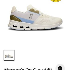 On Running Women's Cloudrift Sneakers - Cream, Blue, Olive